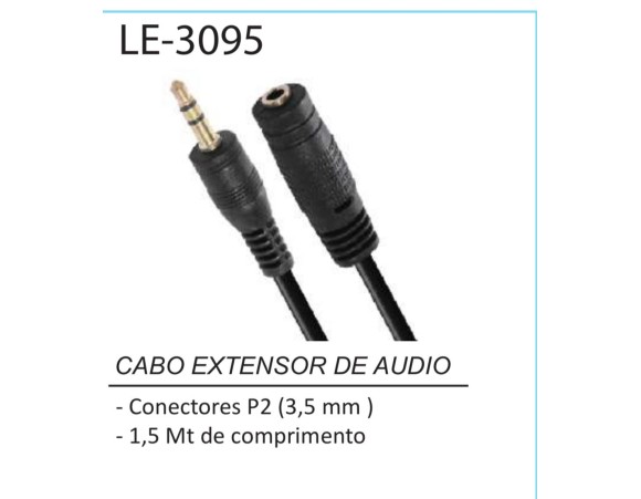 CABO EXTENSOR P2+P2FEMEA