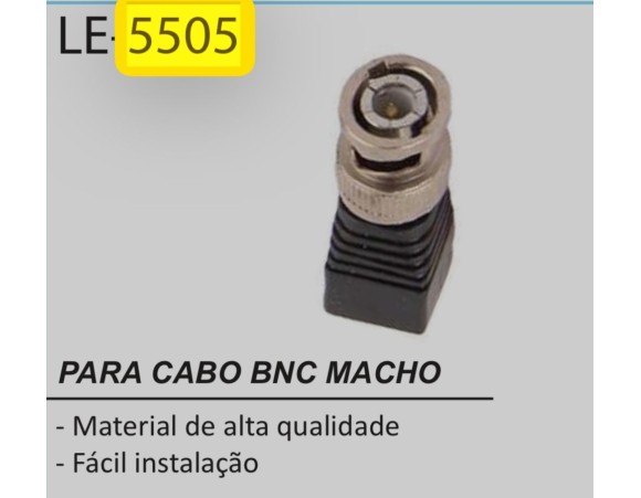 ADAPTADOR BNC MACHO