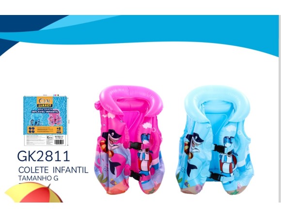 COLETE INFANTIL INFLAVEL TAM G GK2811