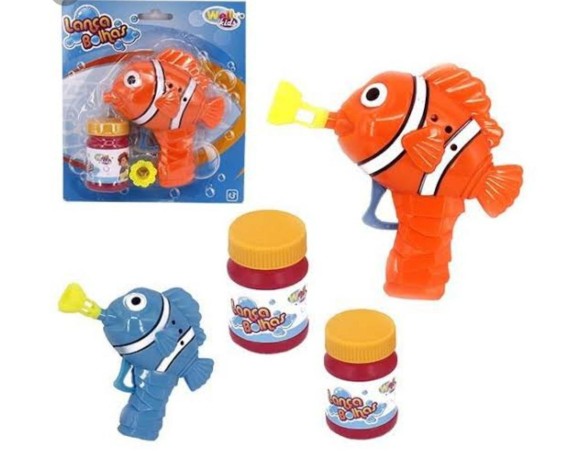 BOLHA DE SABÃO PEIXE NEMO A PILHA